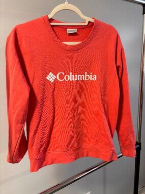 Columbia Bright Peach Fleece lined Pull Over Hoodie